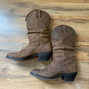 Durango Leather Western Cowboy Slouch Boots